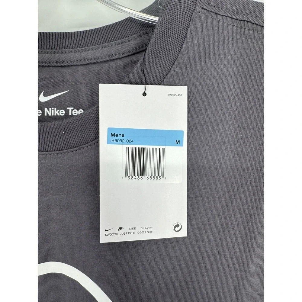 Nike Total 90 Tee T Shirt Mens Size Medium Graphic Short Sleeve Grey IB6032-064